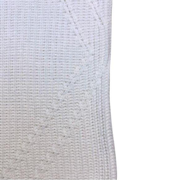 Banana Republic Off White Short Sleeves Sweater Top XS Textured Ivory Cream Knit - Picture 8 of 10